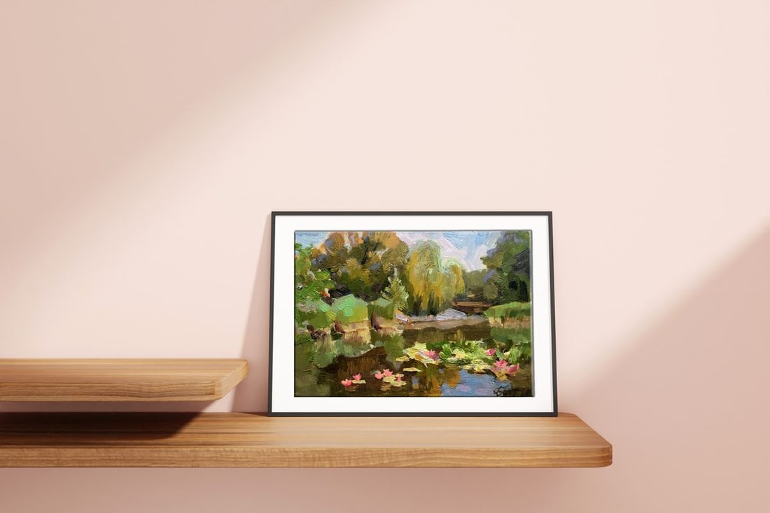 Oil painting Botanical Garden Batrakov Vladimir Grigorievich - 2