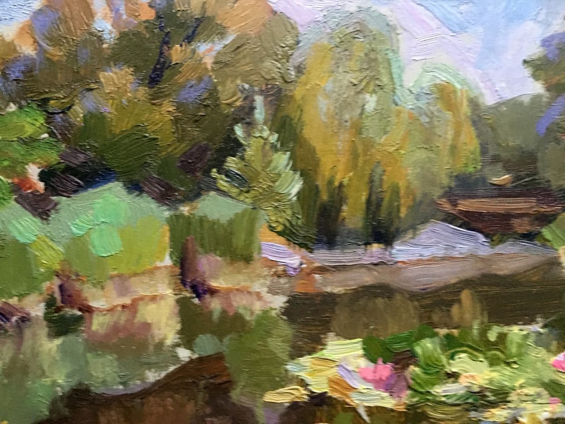 Oil painting Botanical Garden Batrakov Vladimir Grigorievich - 4