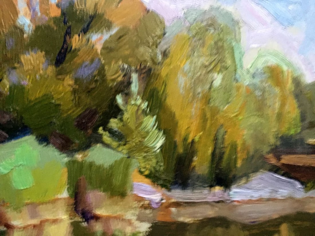 Oil painting Botanical Garden Batrakov Vladimir Grigorievich - 6