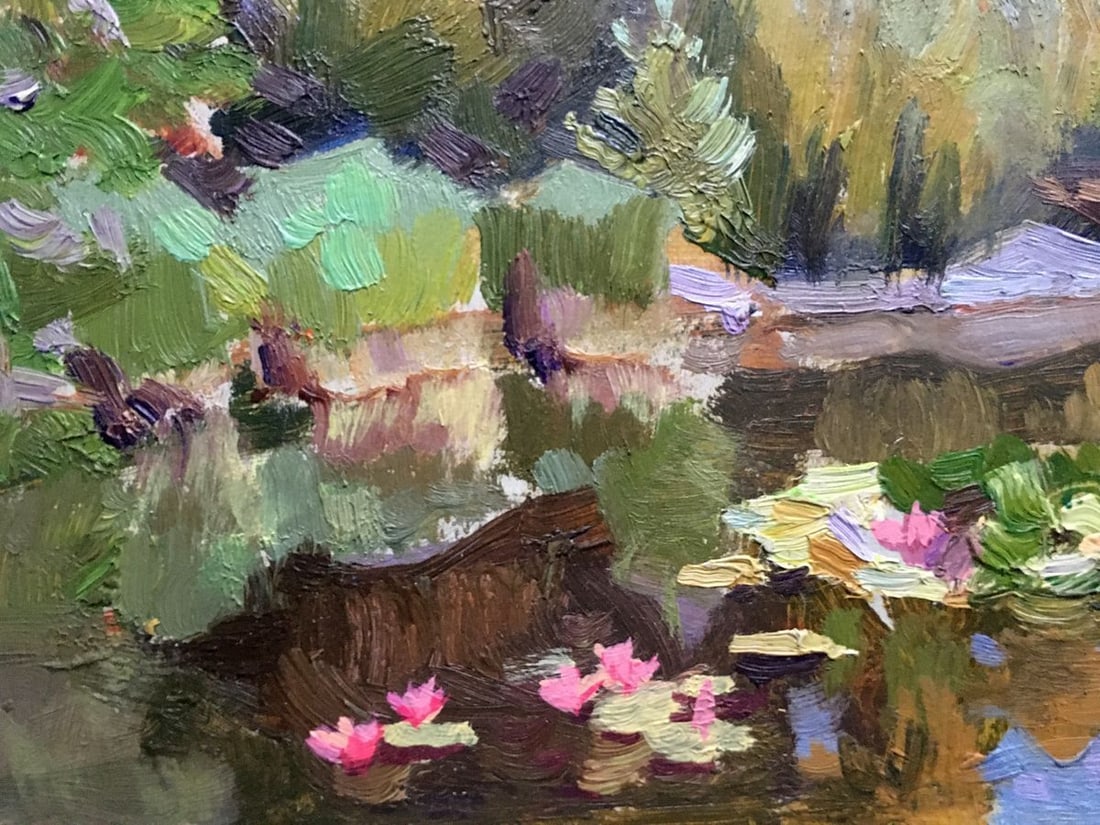 Oil painting Botanical Garden Batrakov Vladimir Grigorievich - 7
