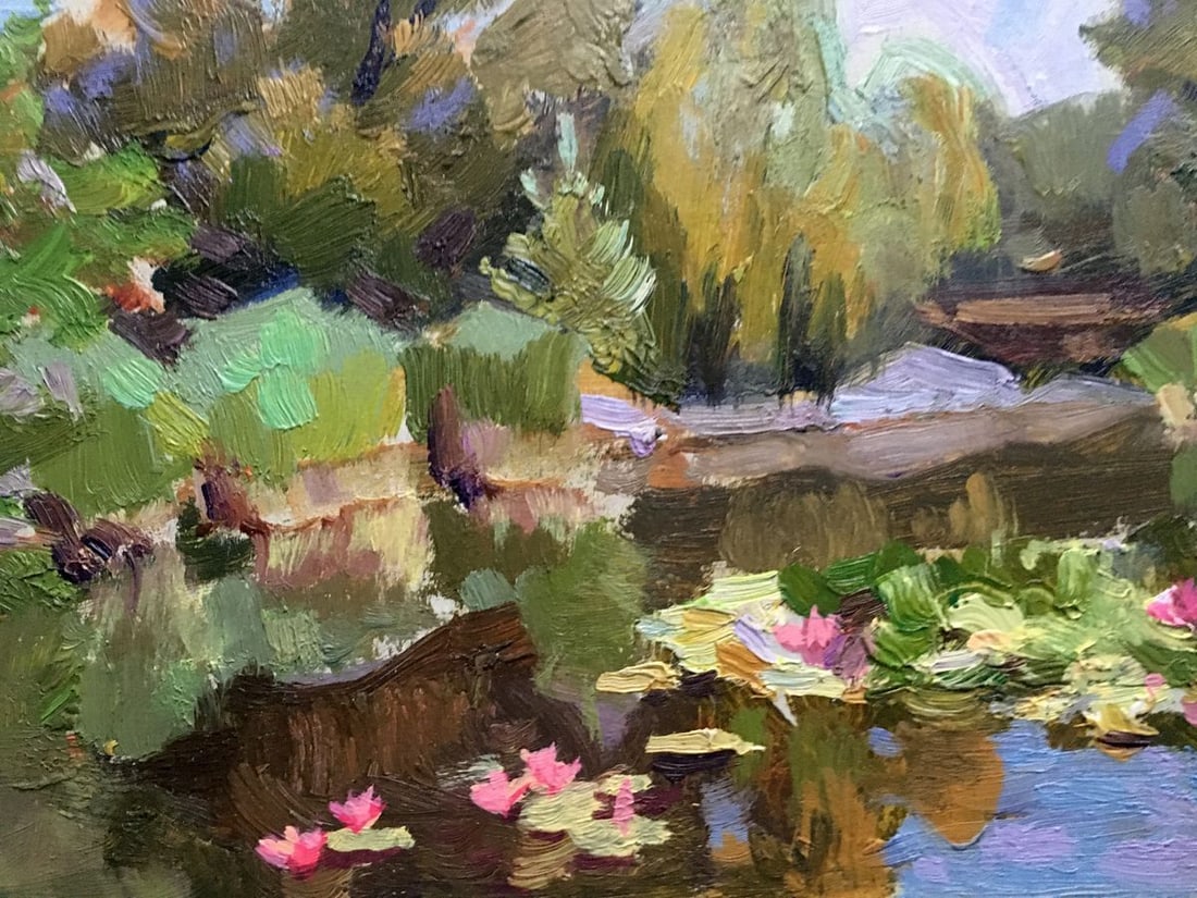 Oil painting Botanical Garden Batrakov Vladimir Grigorievich - 8