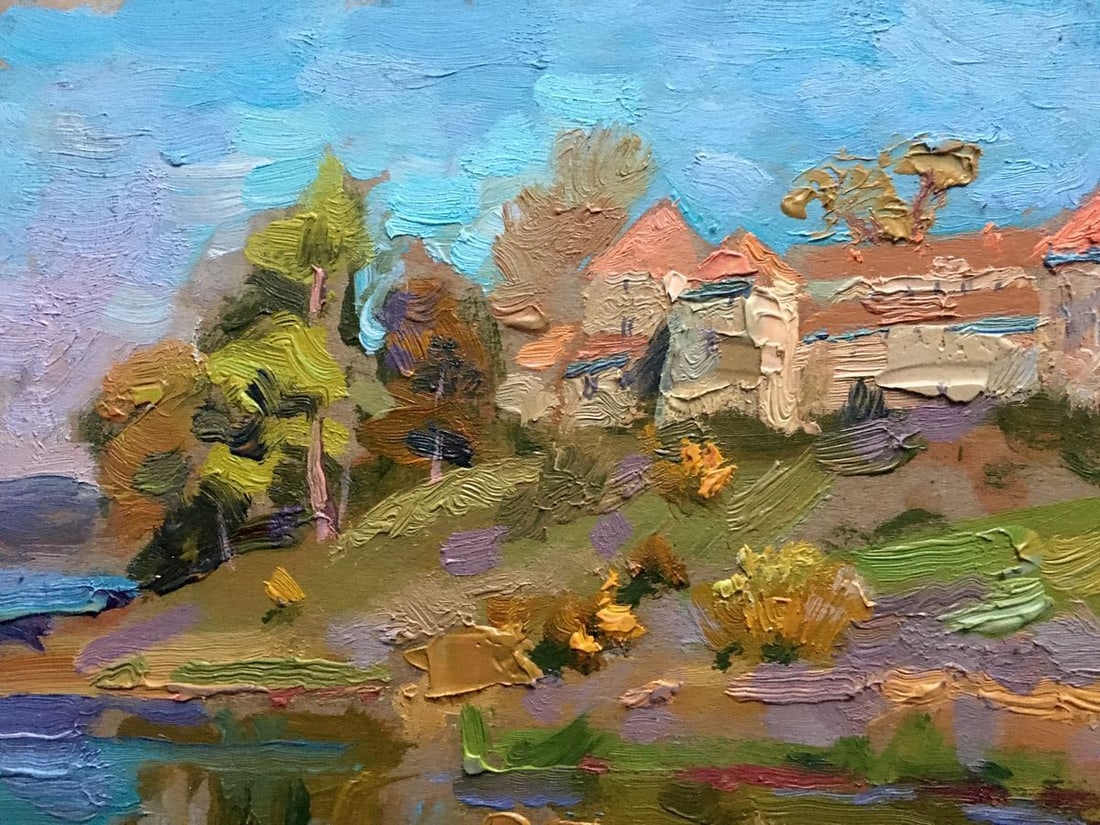 Oil painting Panorama of the castle Batrakov Vladimir Grigorievich - 4