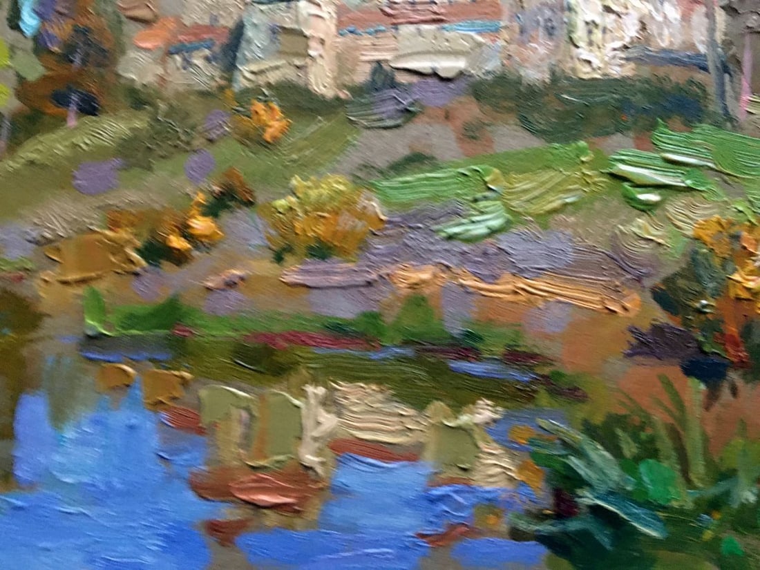 Oil painting Panorama of the castle Batrakov Vladimir Grigorievich - 5