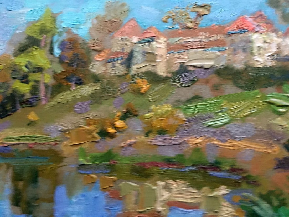 Oil painting Panorama of the castle Batrakov Vladimir Grigorievich - 8