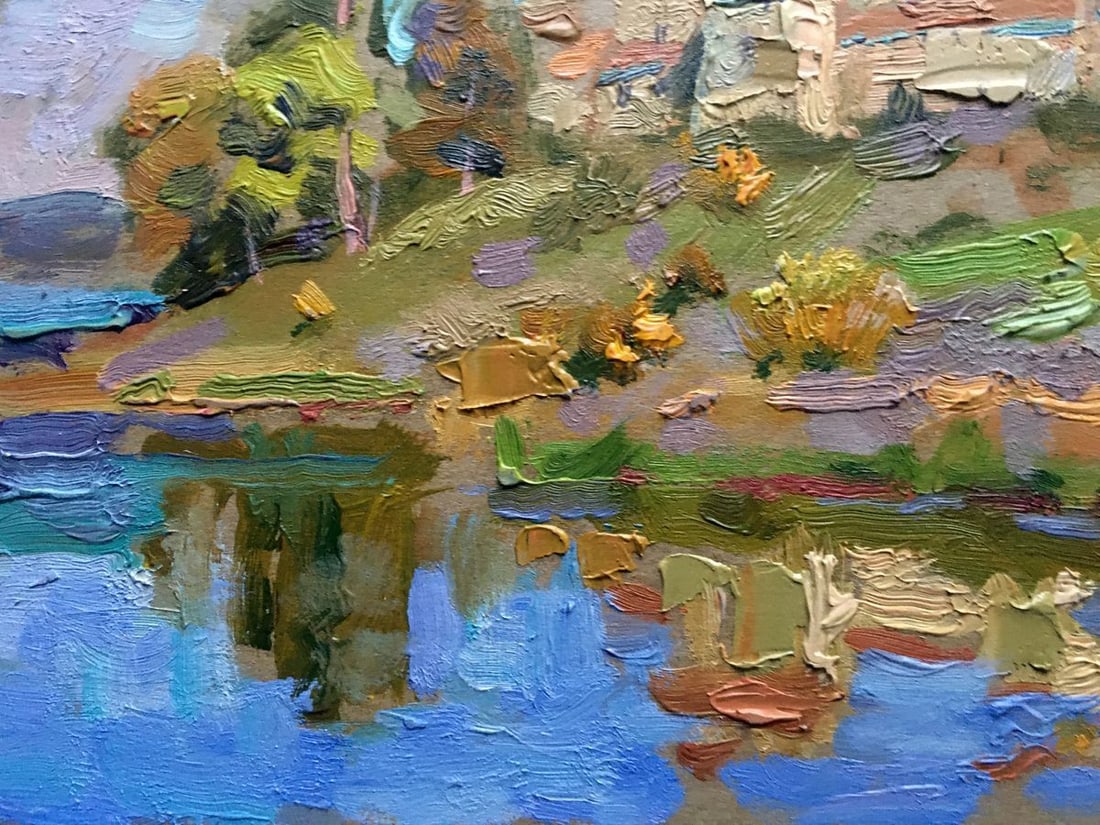 Oil painting Panorama of the castle Batrakov Vladimir Grigorievich - 9