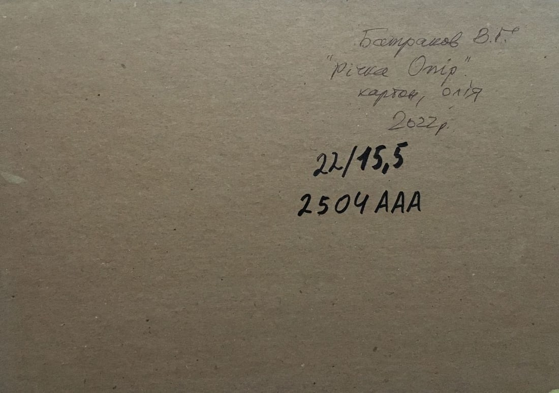 Oil painting Opir River Batrakov Vladimir Grigorievich - 11