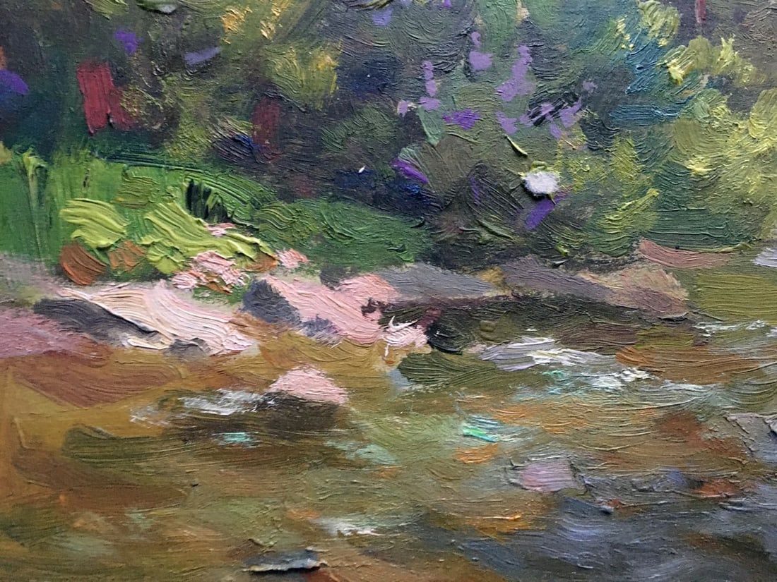 Oil painting Opir River Batrakov Vladimir Grigorievich - 6