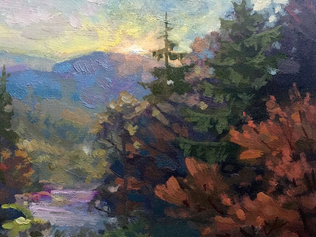 Oil painting Autumn in the Carpathians Batrakov Vladimir Grigorievich - 10