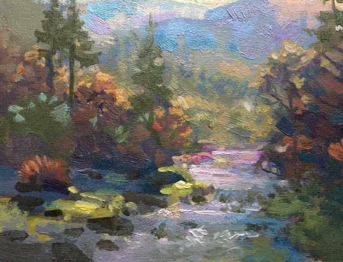 Oil painting Autumn in the Carpathians Batrakov Vladimir Grigorievich - 5