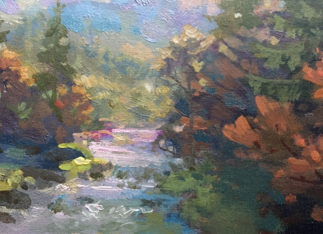 Oil painting Autumn in the Carpathians Batrakov Vladimir Grigorievich - 7