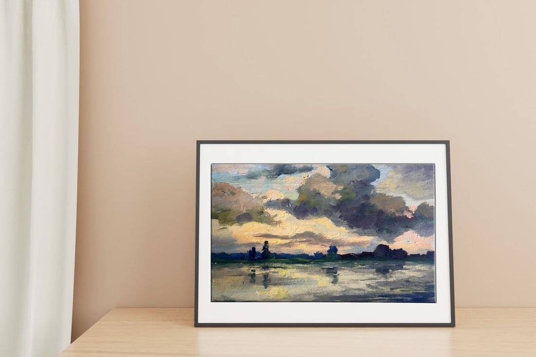 Oil painting Before the rain Svetlana Gramm - 2