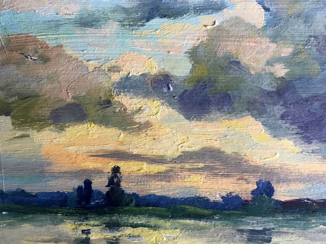 Oil painting Before the rain Svetlana Gramm - 5
