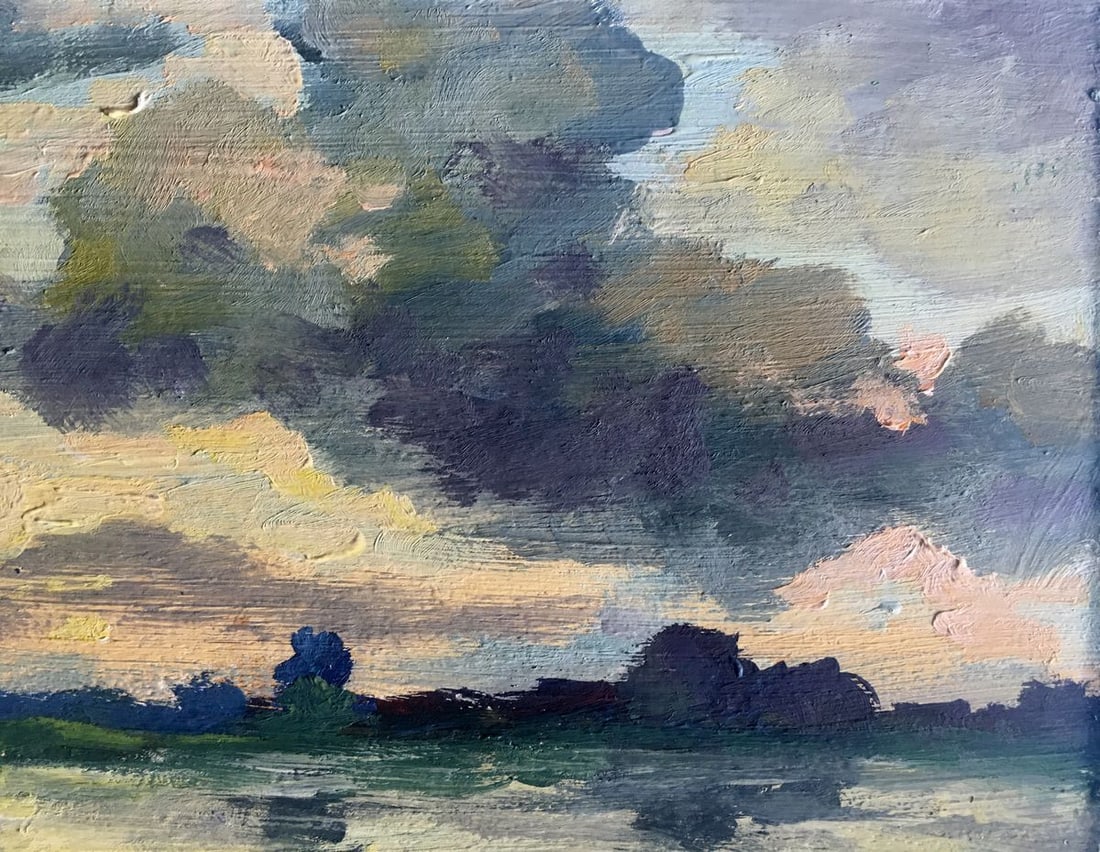 Oil painting Before the rain Svetlana Gramm - 8