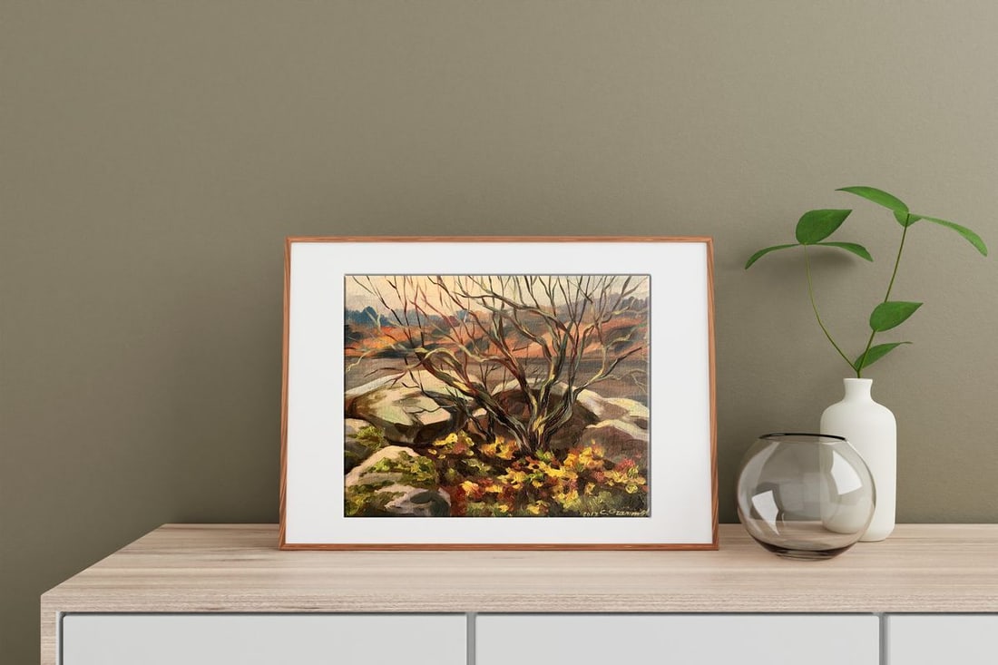 Oil painting Sacred stones Svetlana Gramm - 2