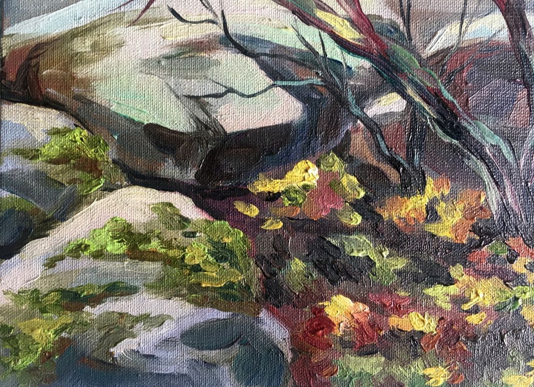 Oil painting Sacred stones Svetlana Gramm - 4