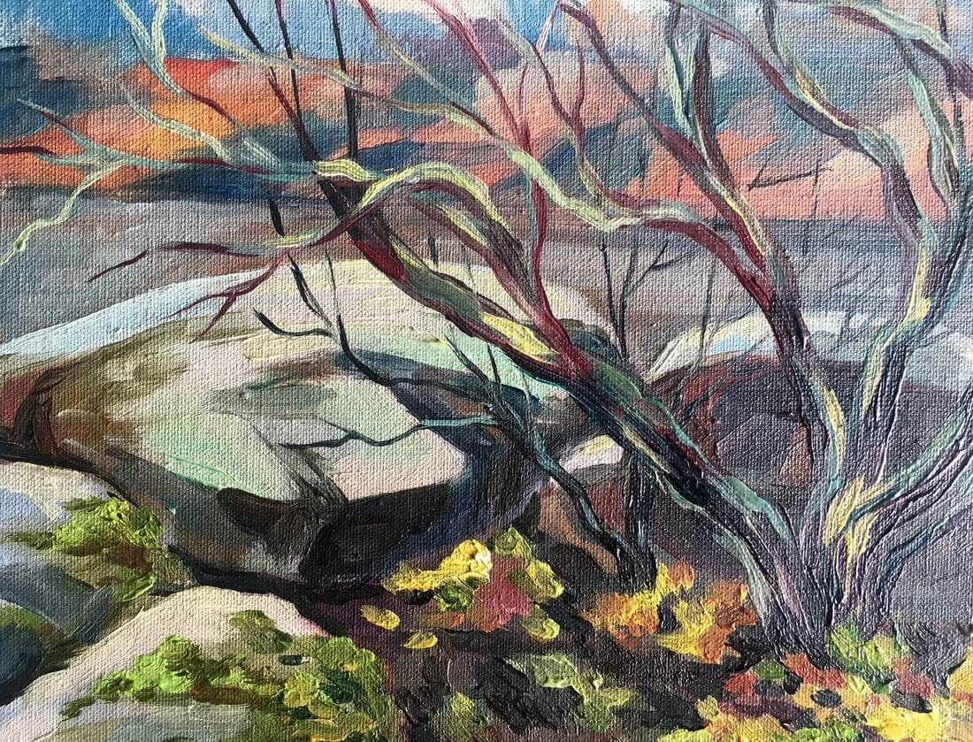 Oil painting Sacred stones Svetlana Gramm - 6