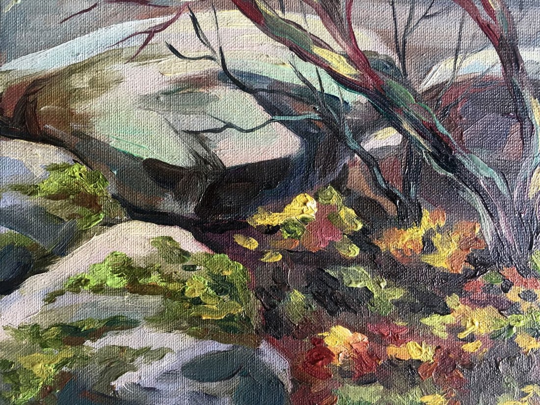 Oil painting Sacred stones Svetlana Gramm - 7