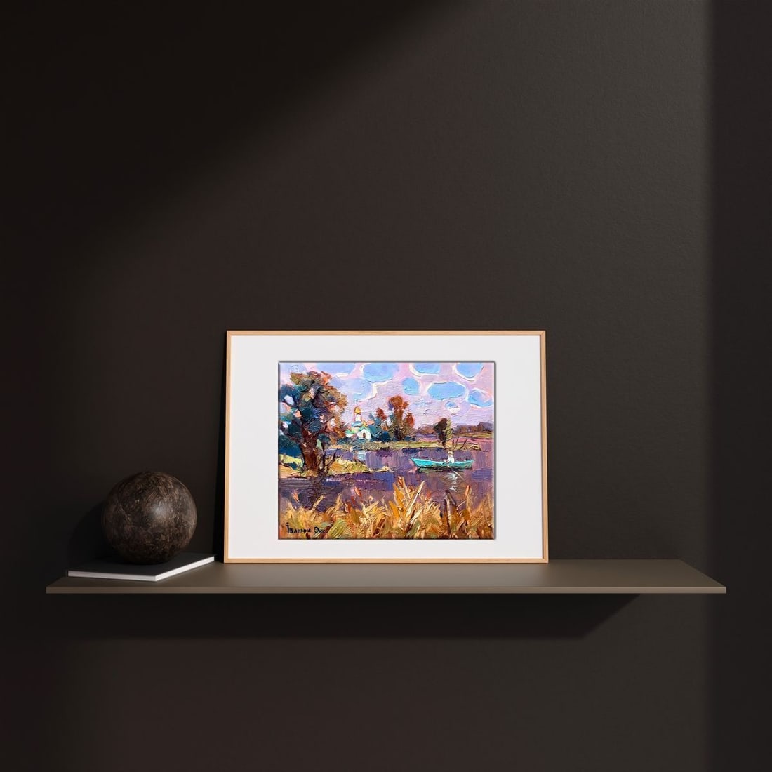 Oil painting Autumn morning Kalenyuk Oksana - 3