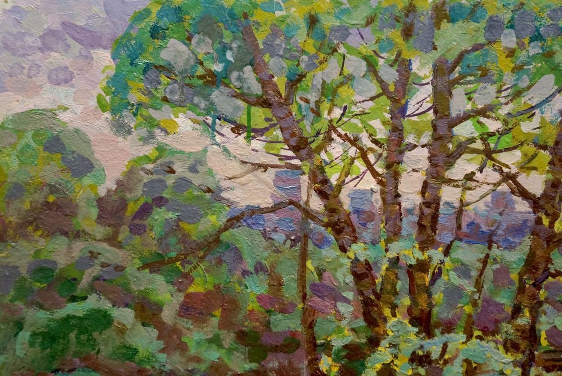 Oil painting City view Ruban Grigory Savelievich - 3