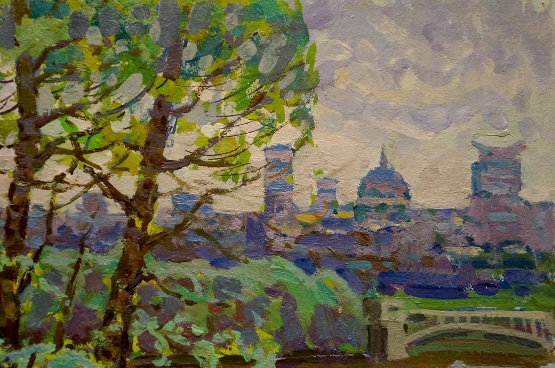 Oil painting City view Ruban Grigory Savelievich - 4