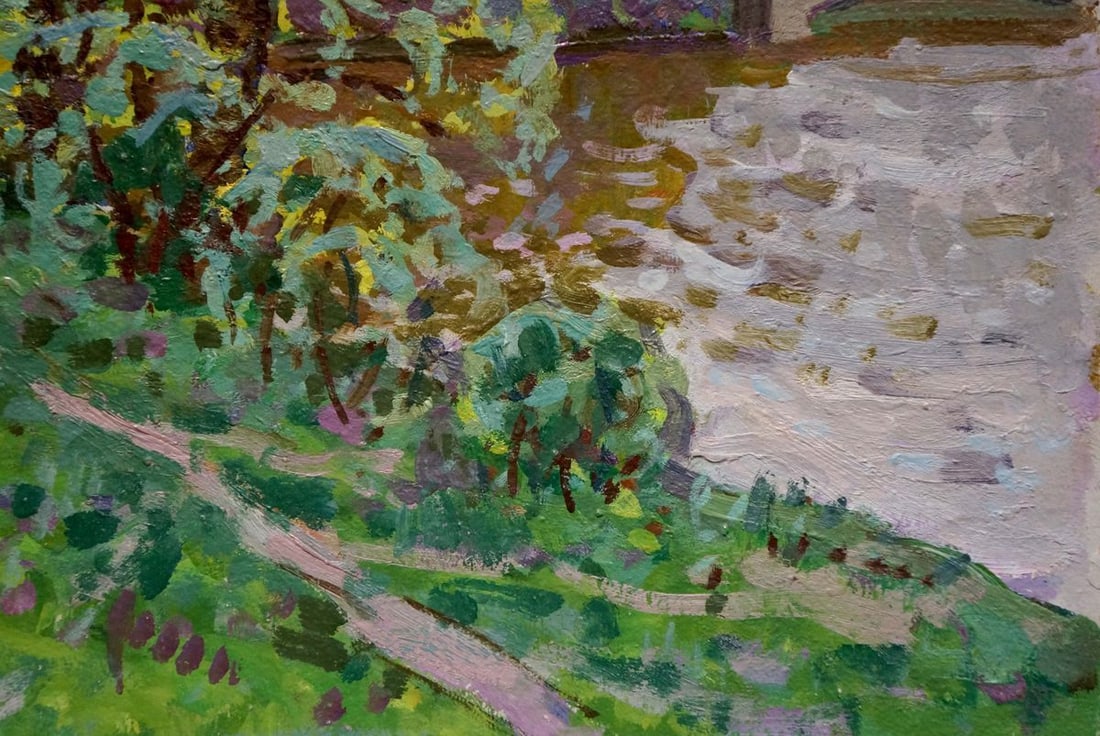 Oil painting City view Ruban Grigory Savelievich - 5