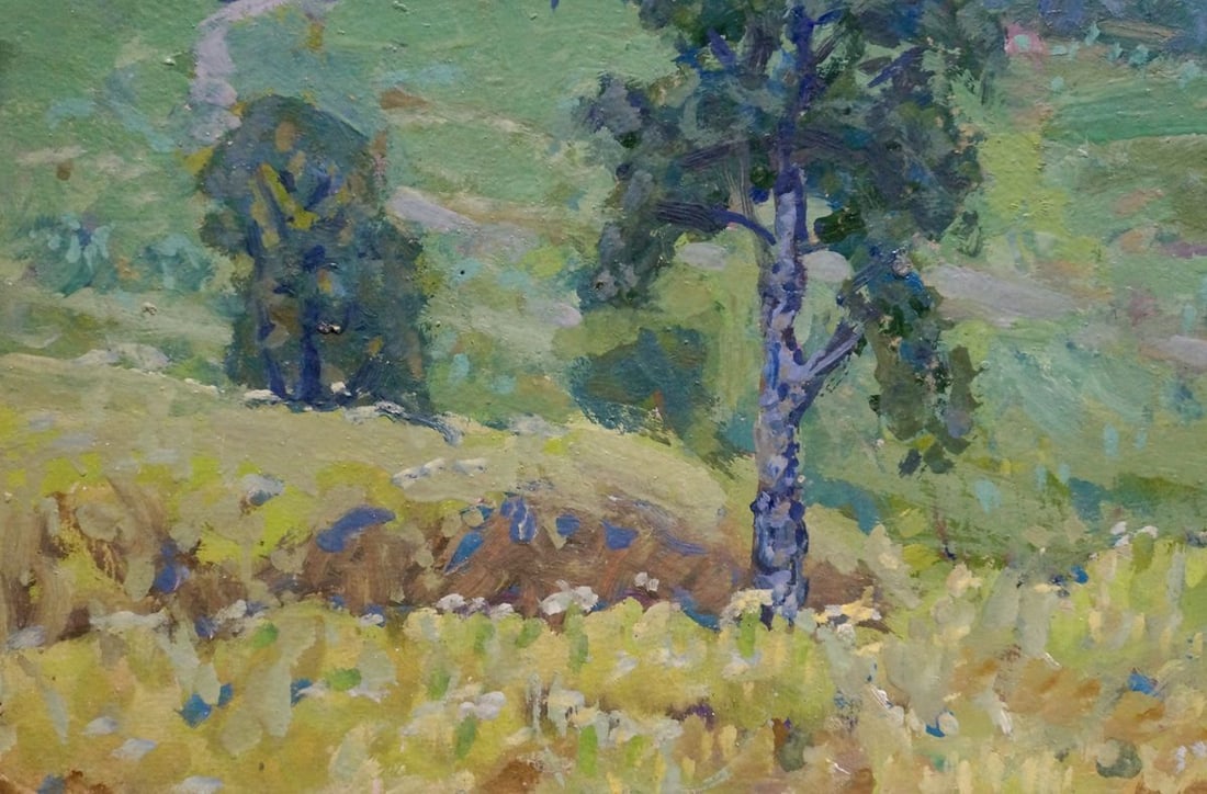 Oil painting After the rain Kolosovsky Georgy Sergeevich - 2