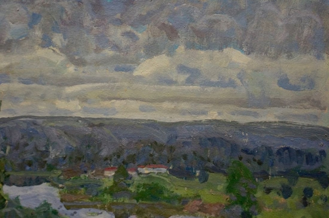 Oil painting After the rain Kolosovsky Georgy Sergeevich - 4