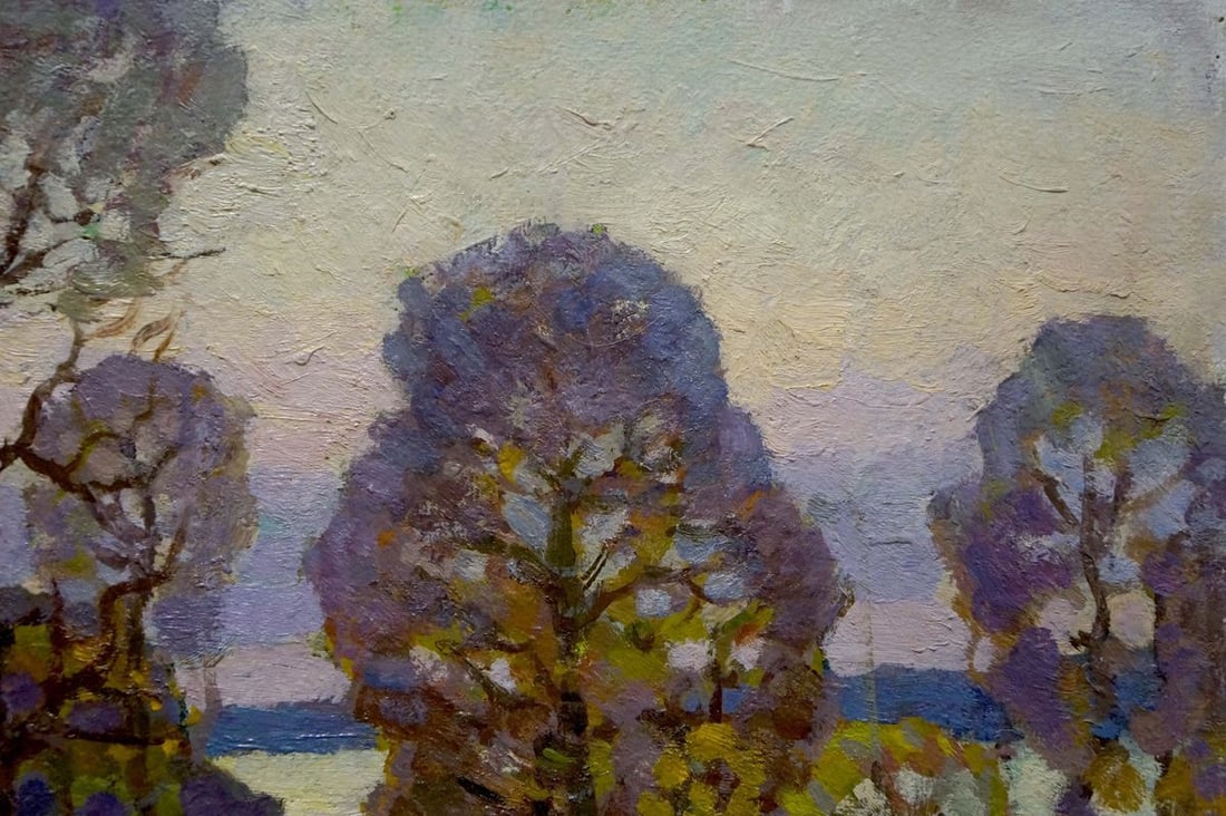 Oil painting Autumn landscape Ruban Grigory Savelievich - 4