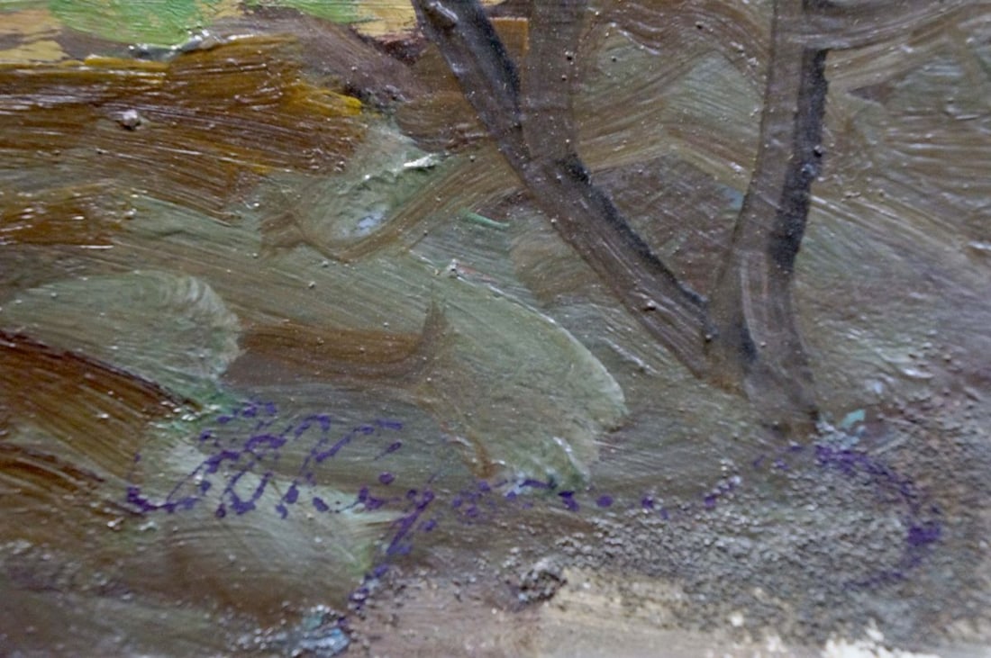 Oil painting Building construction Korygin Konstantin Nikolaevich - 6