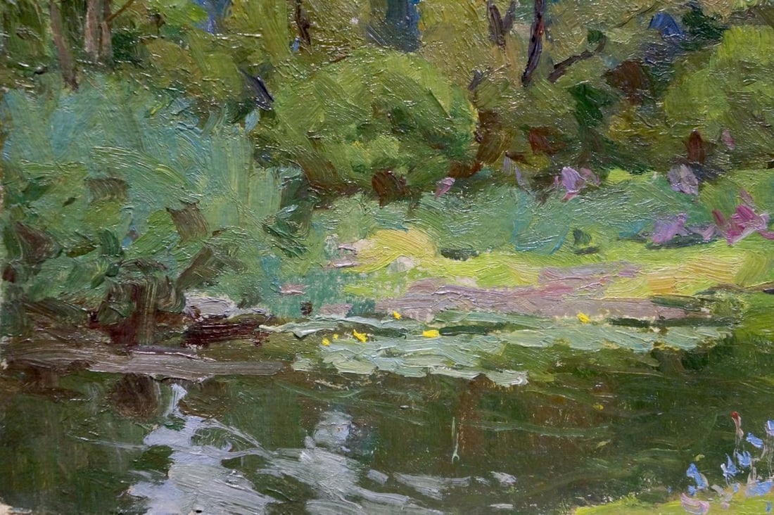 Oil painting Natural landscape Kalatsyuk Yakov Alekseevich - 2