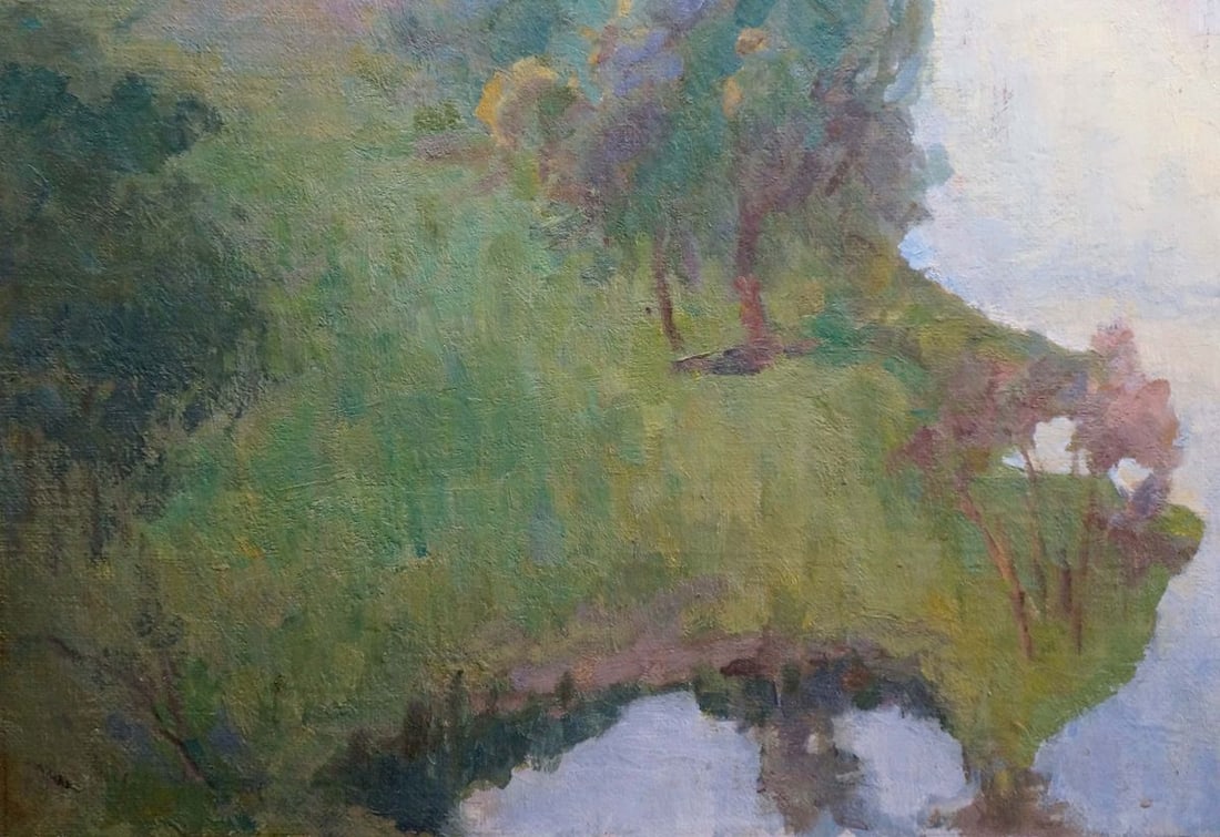 Oil painting The river flows Fedorov Nikolay Alekseevich - 2