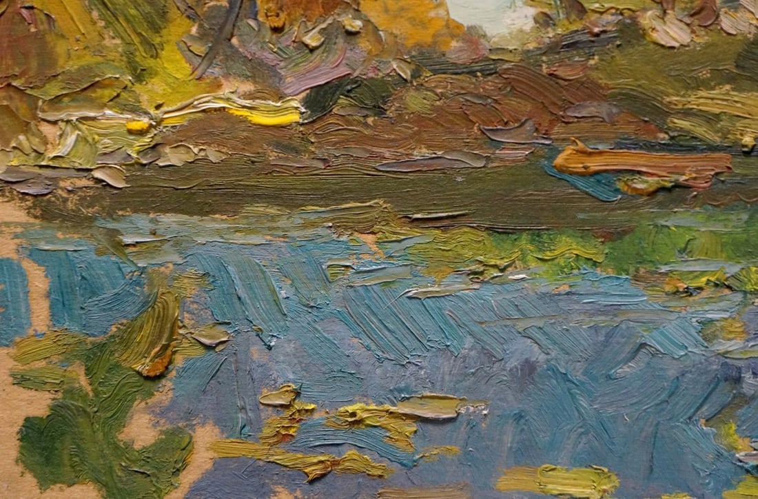 Oil painting The end of the summer Sevastyanov Viktor Grigorievich - 2