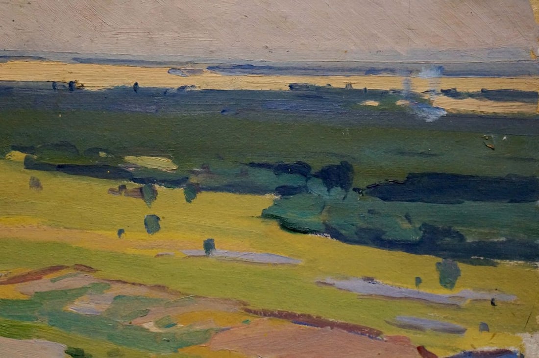 Oil painting Forest landscape Scriabin Petr Dmitrievich - 4