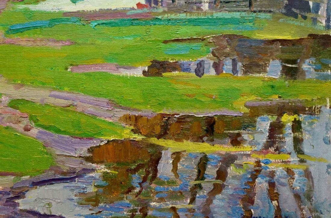 Oil painting After the rain Shepetovsky Vitaly Yakovlevich - 5