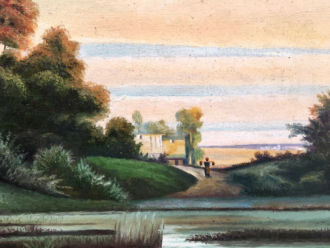 Oil painting summer landscape Goncharenko P.M. - 3