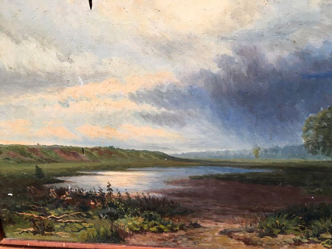 Oil painting Wet meadow Vasil'yev O. S. - 8