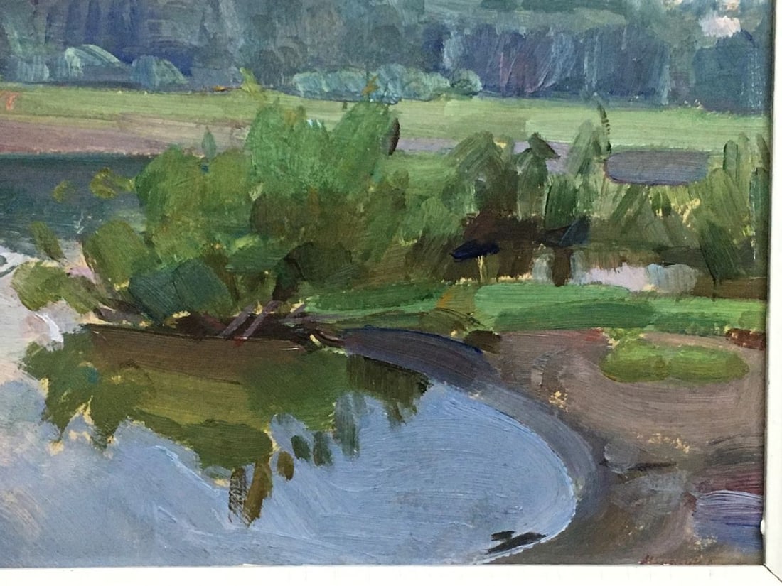 Oil painting Makogon Igor Ivanovich River - 6