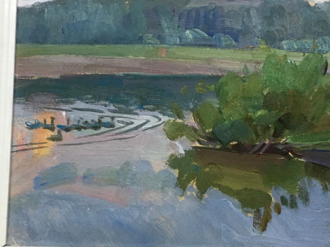 Oil painting Makogon Igor Ivanovich River - 7