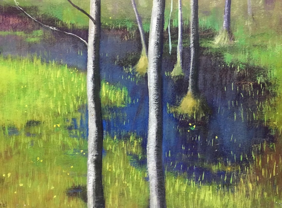 Oil painting The trees Ivan Kirillovich Tsyupka - 4