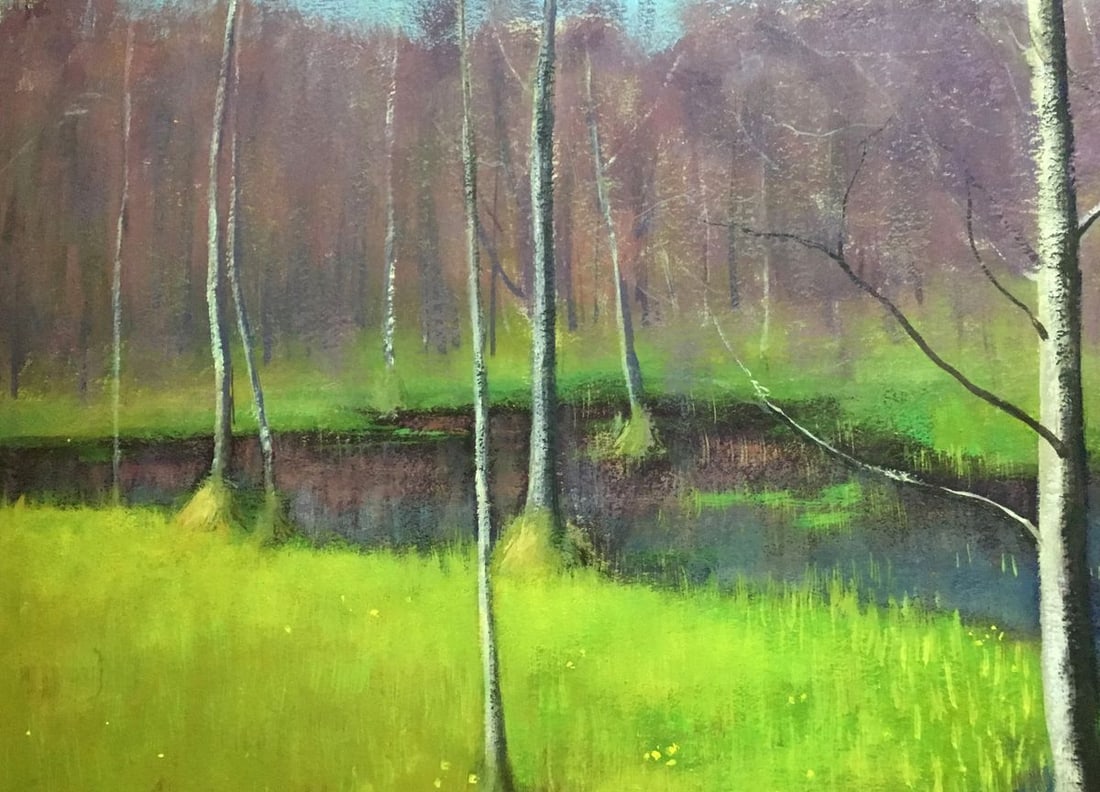 Oil painting The trees Ivan Kirillovich Tsyupka - 6