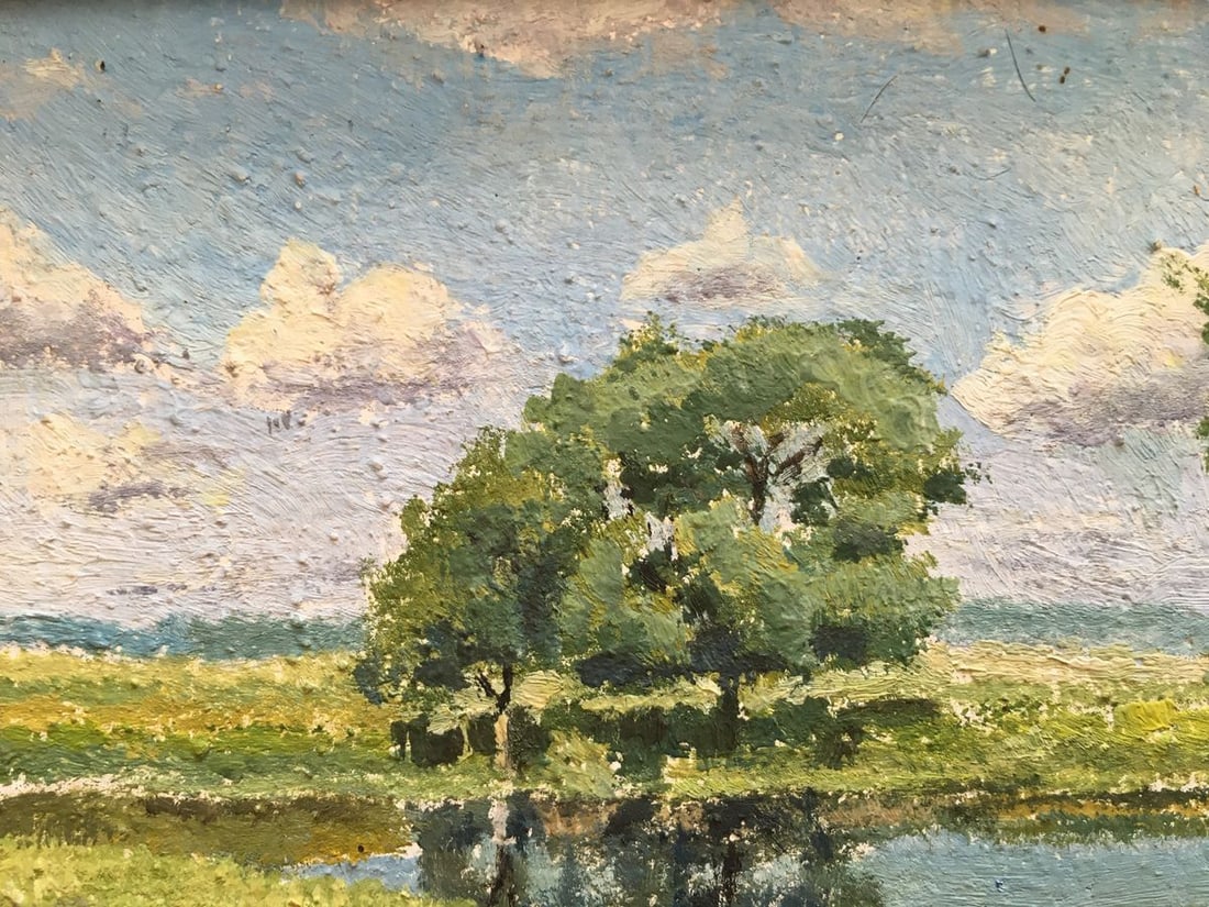 Oil painting Pleasant natural views Andrew Bagno - 2