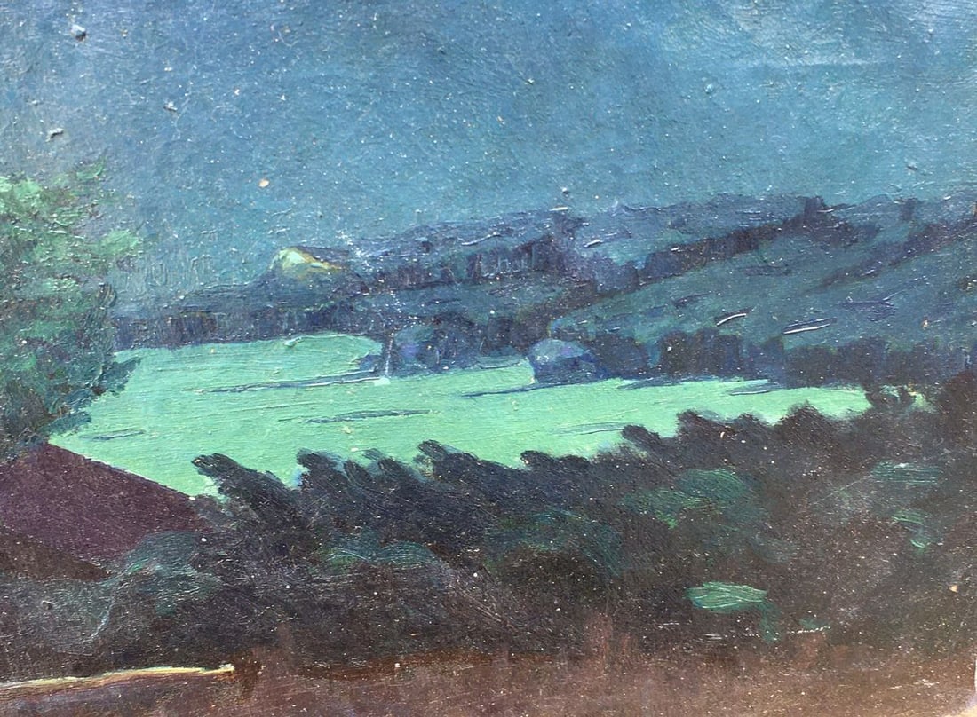 Oil painting Night landscape Semenyuta Vasily Ivanovich - 7