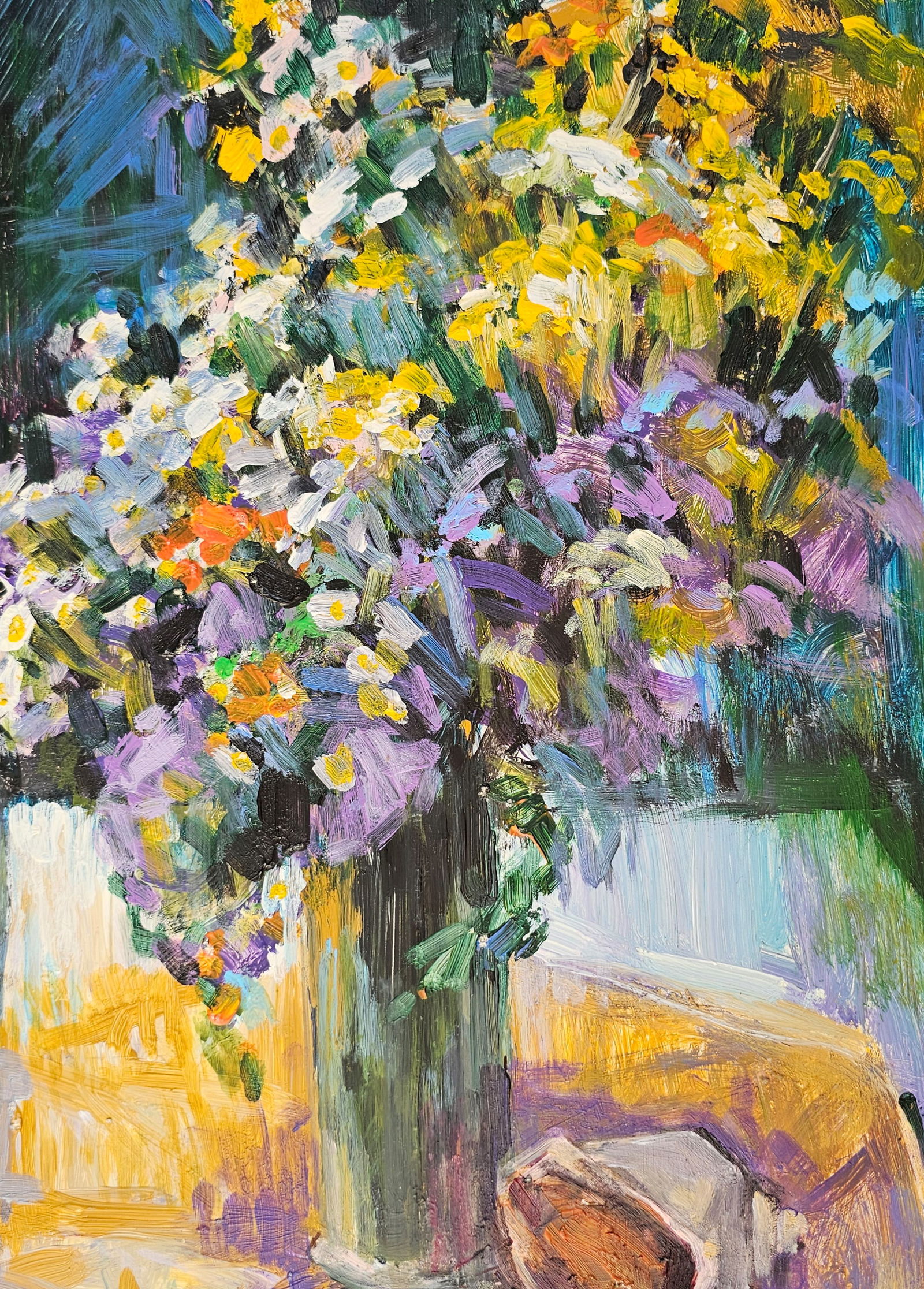 Acrylic painting still life with a shell Vyacheslav Petrovich Babac - 7