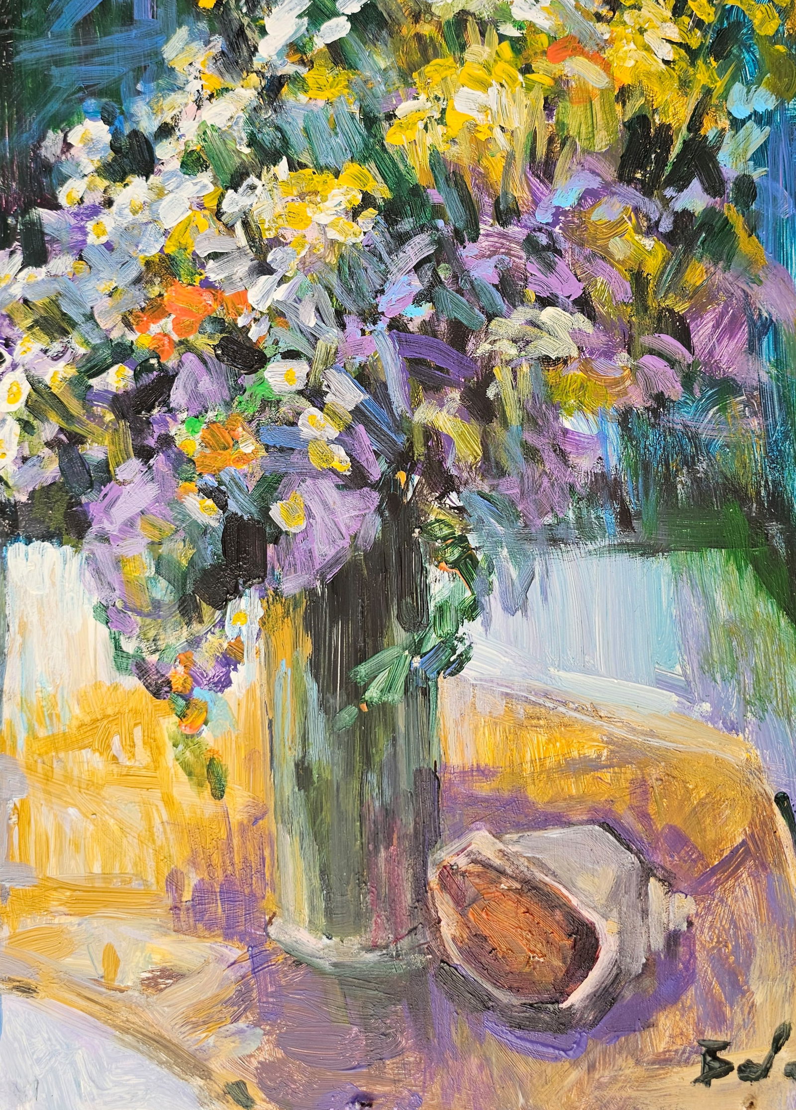 Acrylic painting still life with a shell Vyacheslav Petrovich Babac - 9