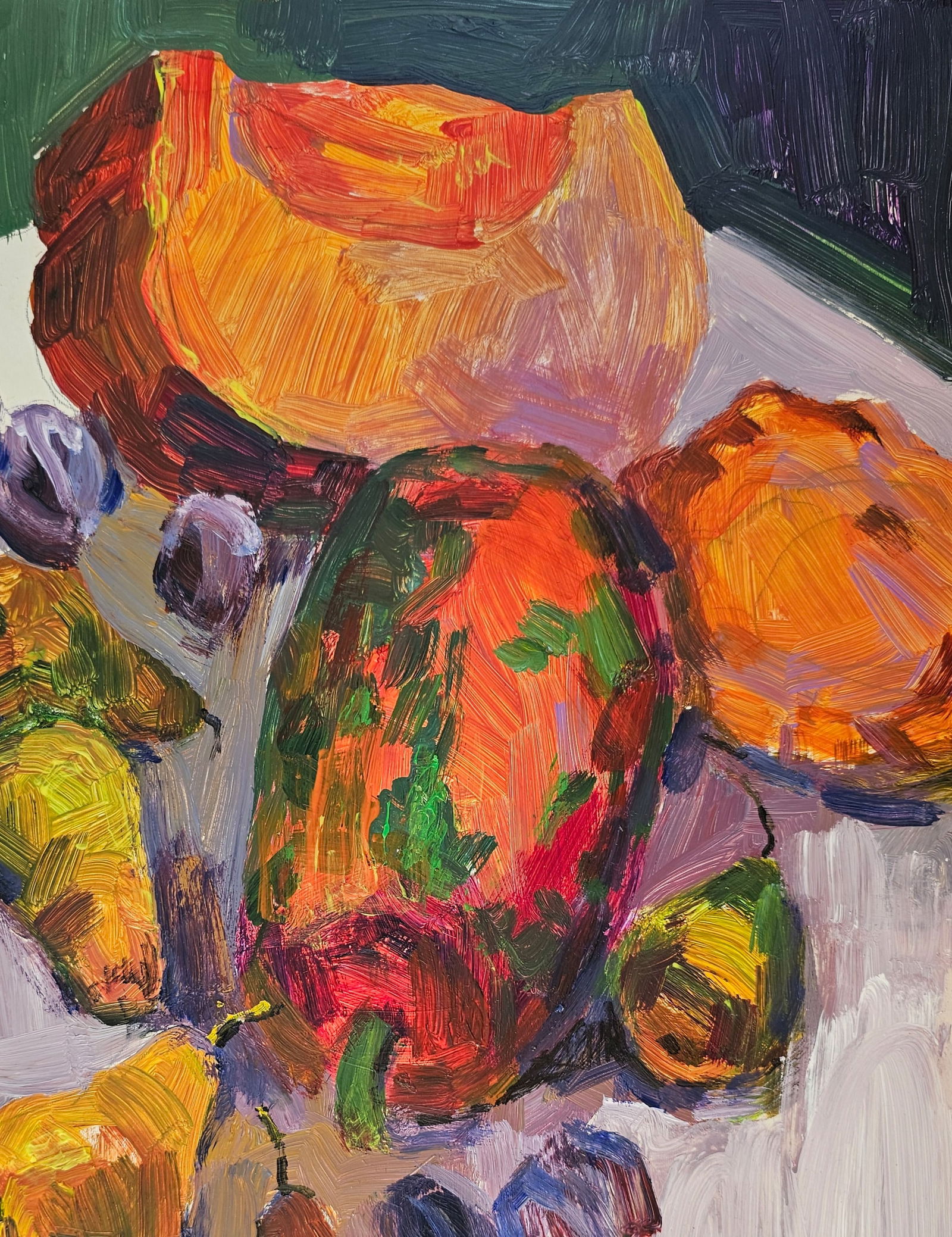 Acrylic painting Autumn vegetables Vyacheslav Petrovich Babac - 4