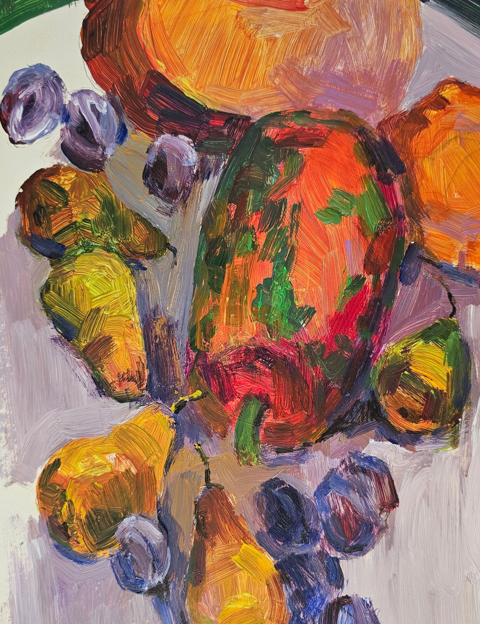 Acrylic painting Autumn vegetables Vyacheslav Petrovich Babac - 7