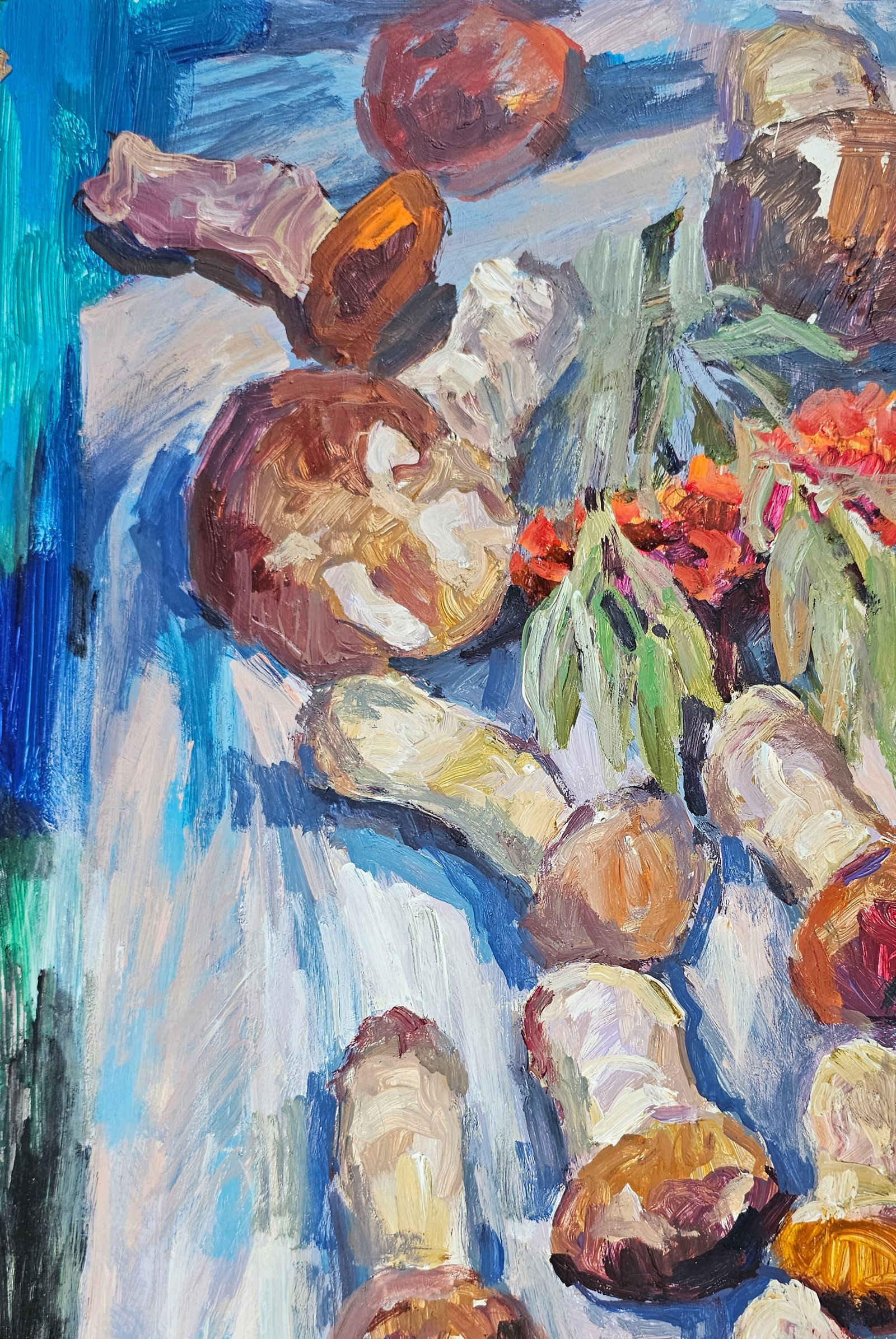 Acrylic painting mushrooms Vyacheslav Petrovich Babac - 3