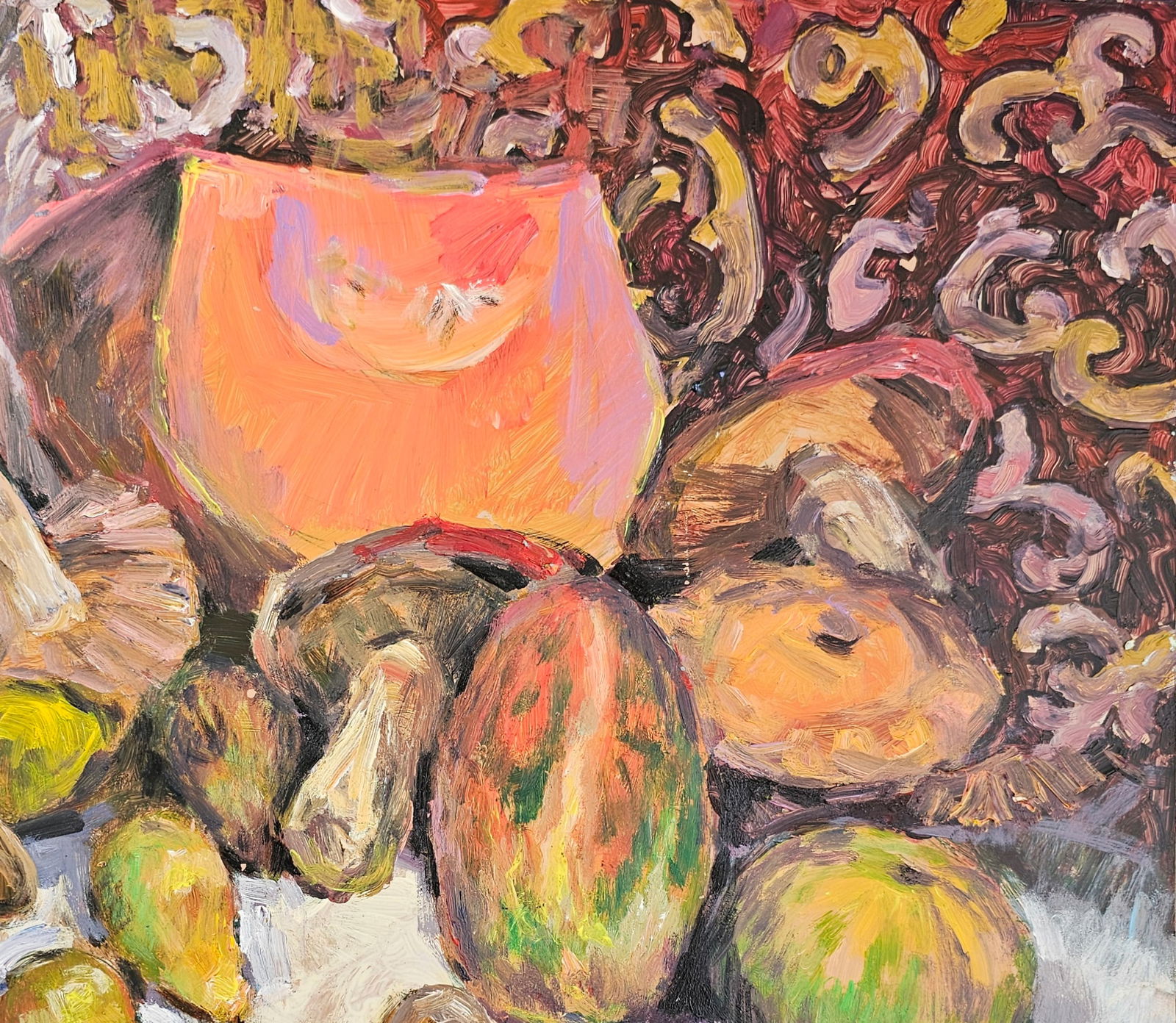 Acrylic painting Autumn still life Vyacheslav Petrovich Babac - 4