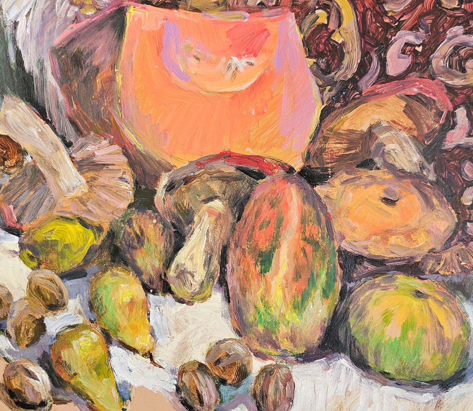 Acrylic painting Autumn still life Vyacheslav Petrovich Babac - 7