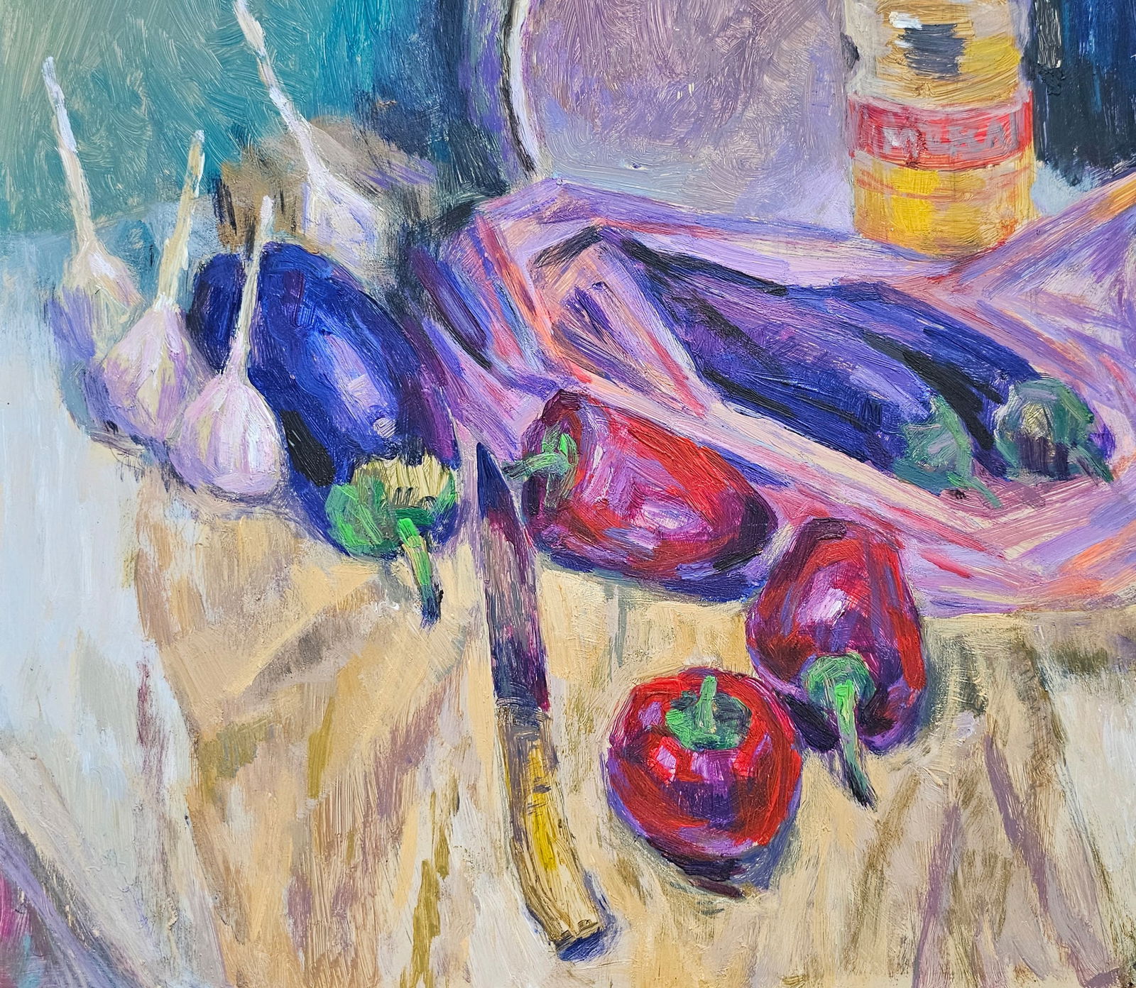 Acrylic painting still life Vyacheslav Petrovich Babac - 5